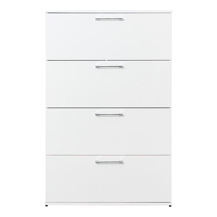 Bliss - Glossy 4 Drawer Jumbo Chest With Extra Deep Storage