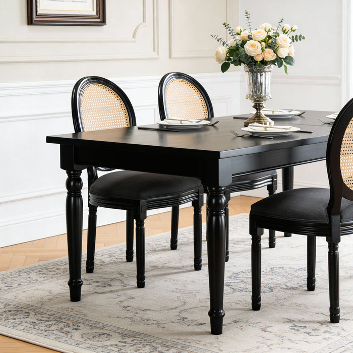 French Country Dining Chairs With Round Back (Set of 2)