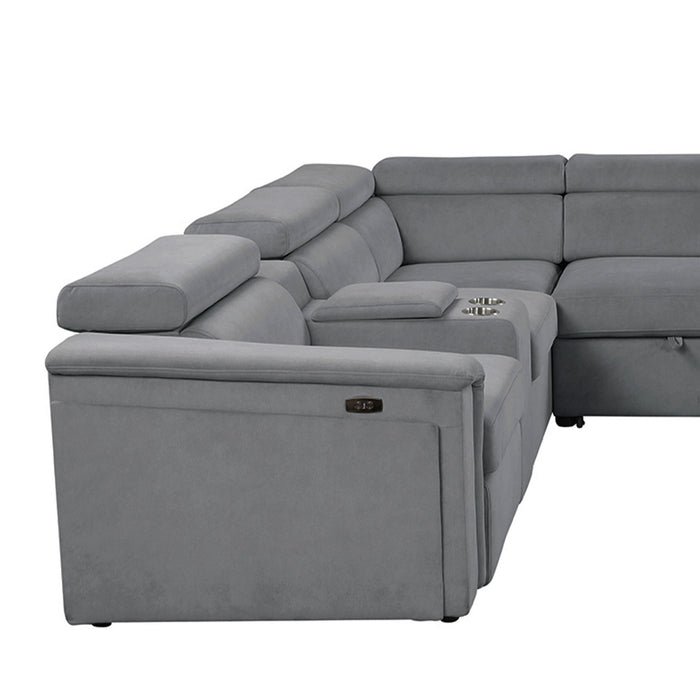 Harvey - Power Recliner Sleeper Sectional