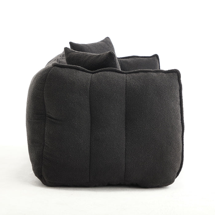 Cozy Beanbag Chair With High Resilience Foam Core For 2
