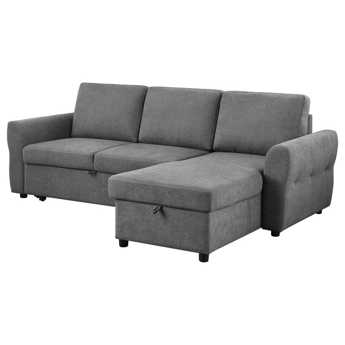 Kenna- Sleeper Sectional Sofa With Storage Ottoman