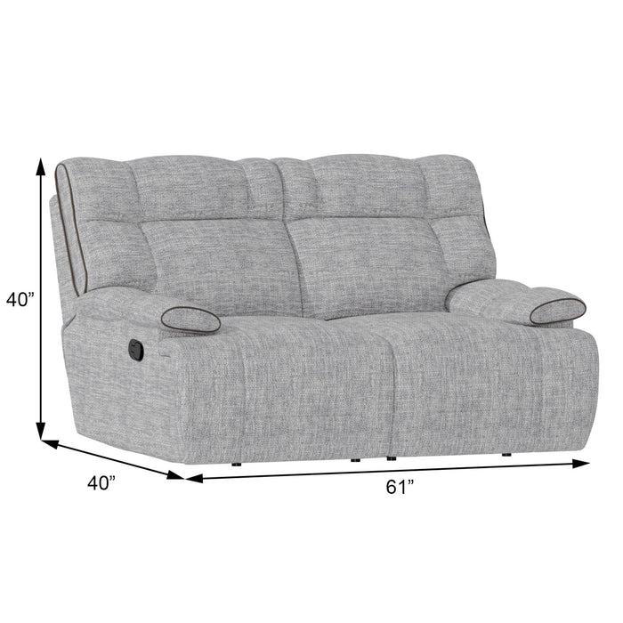 Grayson - Loveseat Reclining - Gray Birch