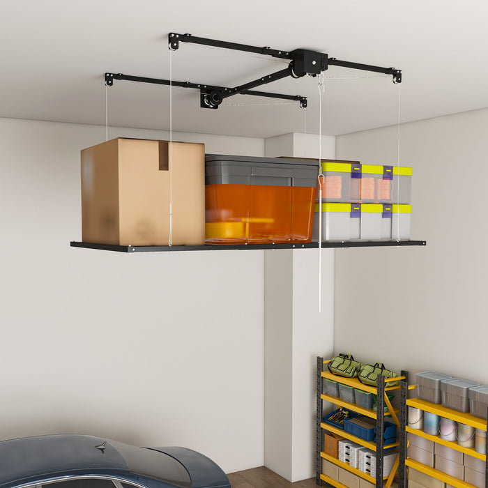 Overhead Garage Storage Rack For Ceilings