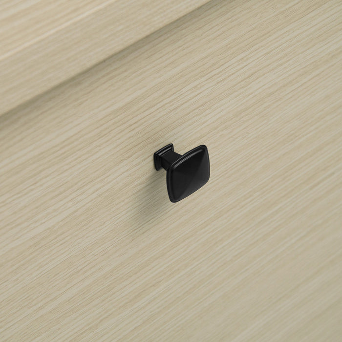 Rattan 2 Door 3 Drawer Cabinet, Suitable For Bedroom - Natural