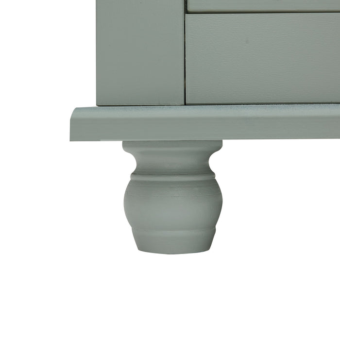 Tall Storage Cabinet With 2 Drawers For Bathroom