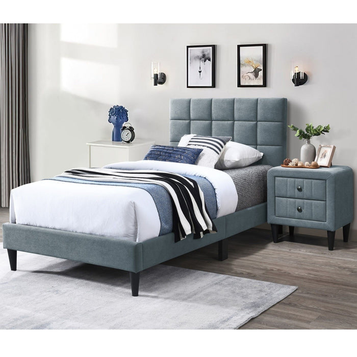 Modern Bed With Adjustable Headboard