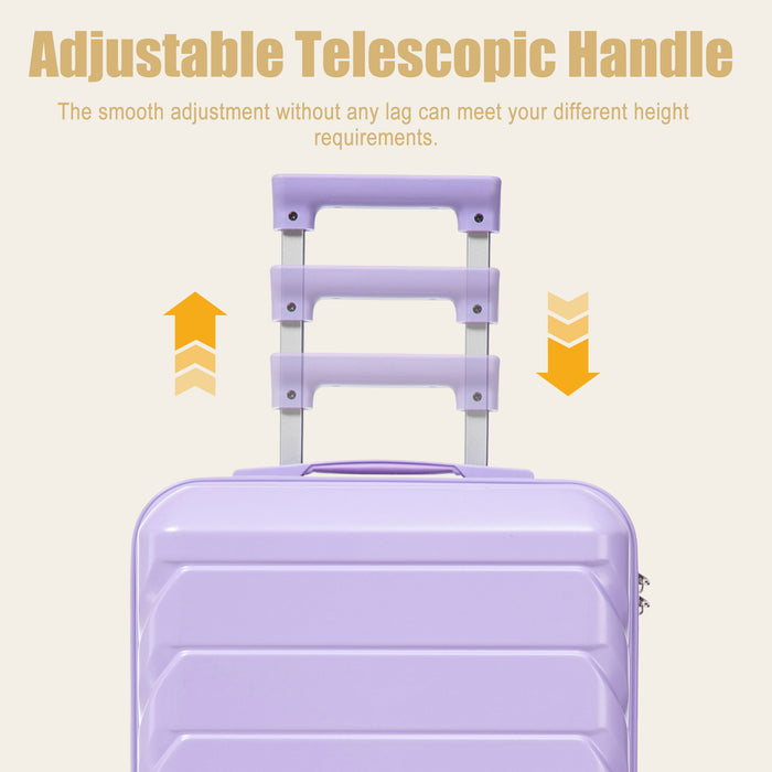 Hard Shell Travel Luggage With Scratch Resistant Surface