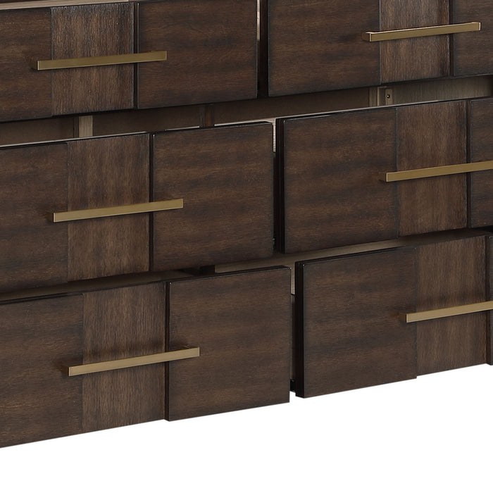 Kenzo - 6 Drawer Dresser - Walnut