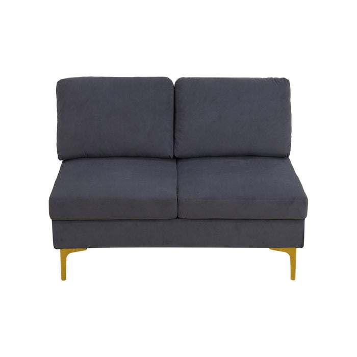 U - Shaped Sectional Sofa With Double Chaise