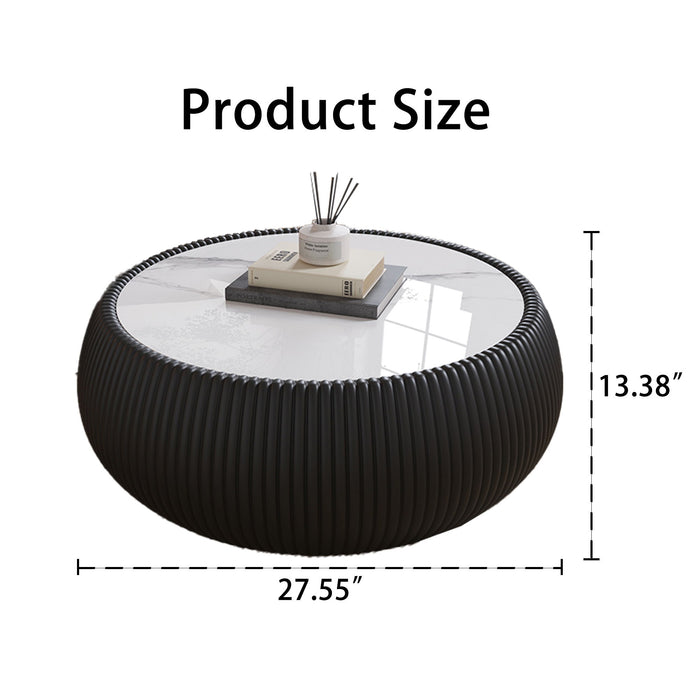 Drum Shaped Coffee Table