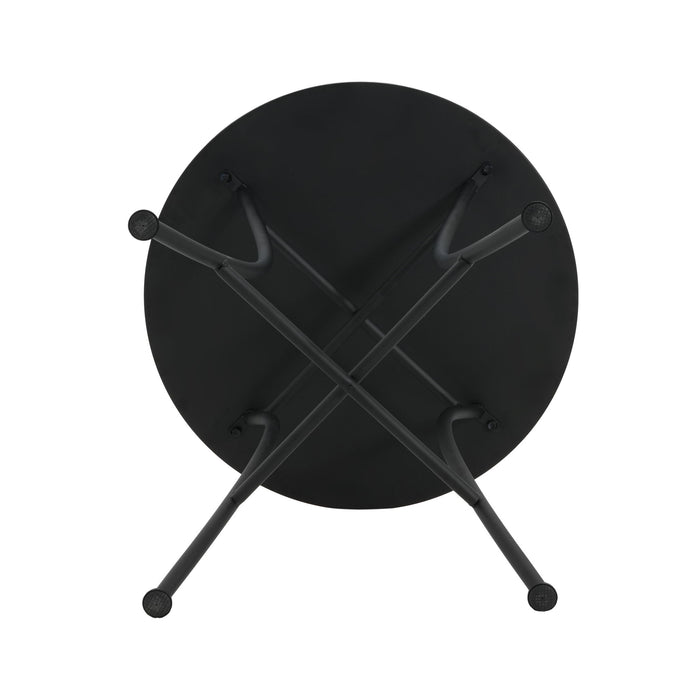 Lambert - Outdoor Chat Set - Black / Red