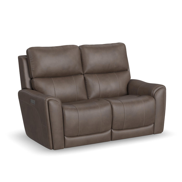 Carter - Power Reclining Loveseat With Power Headrests & Lumbar - Cappuccino