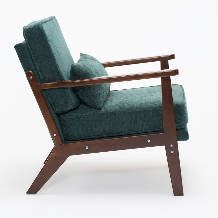 Living Room Chair With Lumbar Pillow