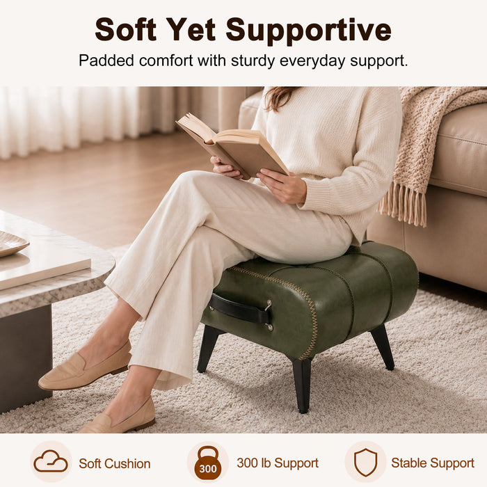 Minimalist Footstool With Hidden Storage
