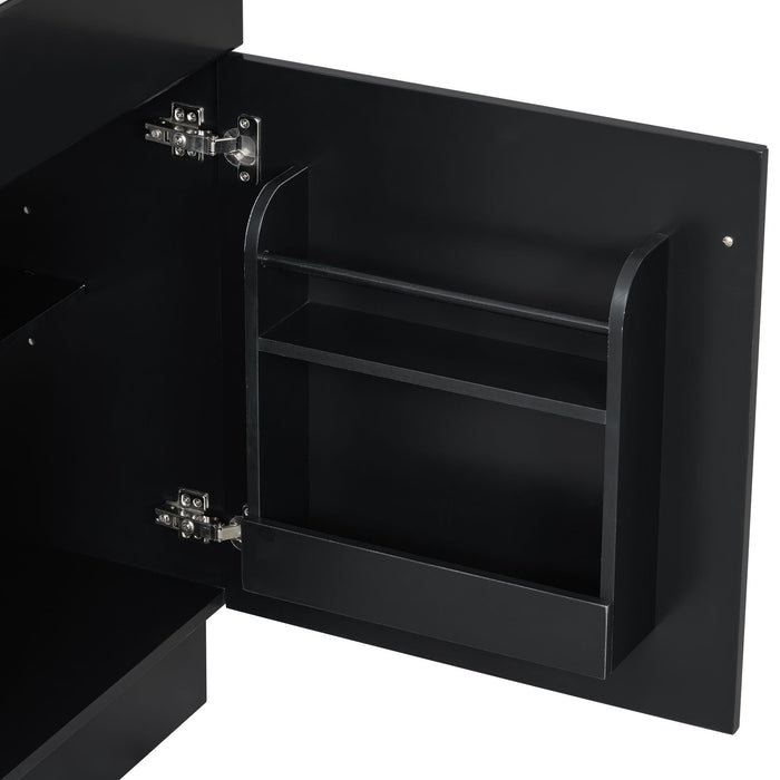 Bathroom Vanity With Sink, Cabinet With Adjustable Shelf