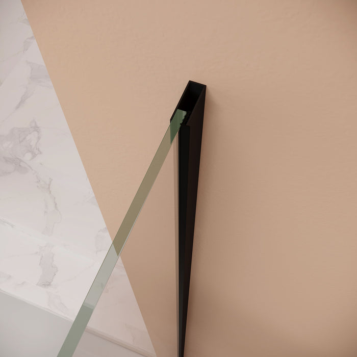 Frameless Neo Angle Shower Door WithTempered Glass