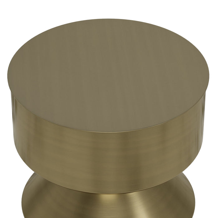 Miller - Side Table - Black / Brass