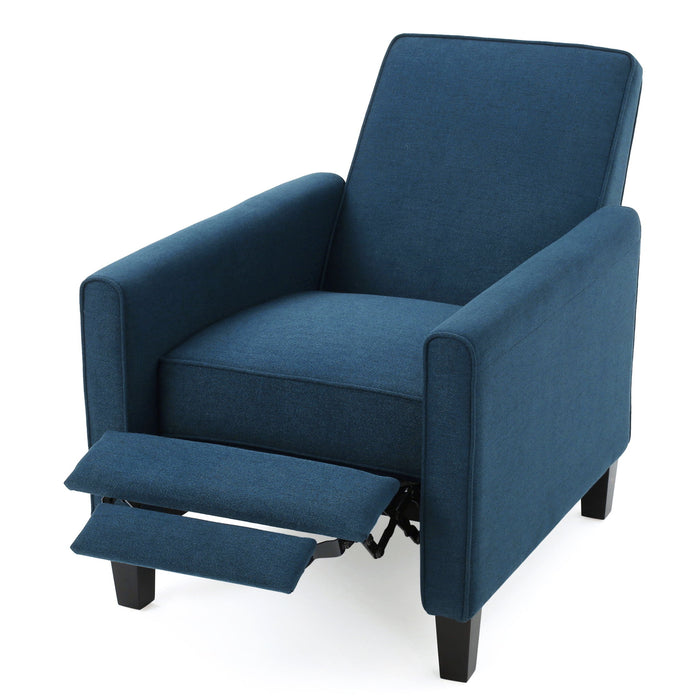 Upholstered Push Back Recliner Chair For Living Room