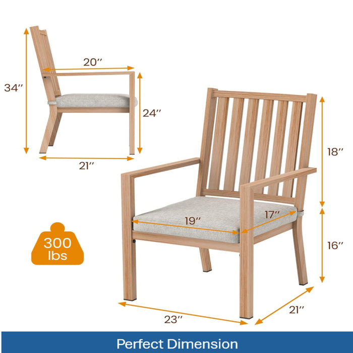 Patio Dining Chairs With Thick Cushions