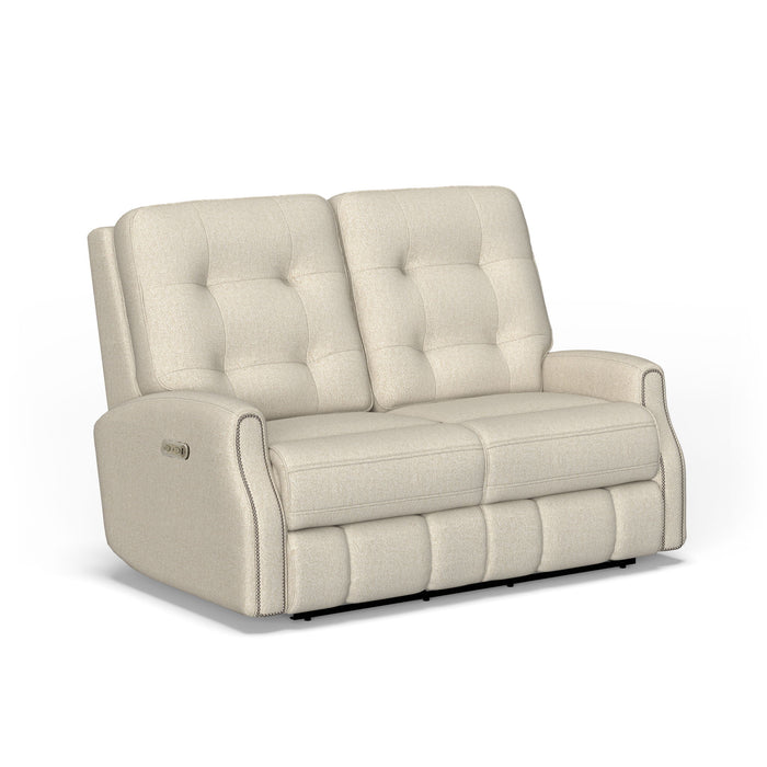 Devon - Reclining Loveseat, Nailhead Trim