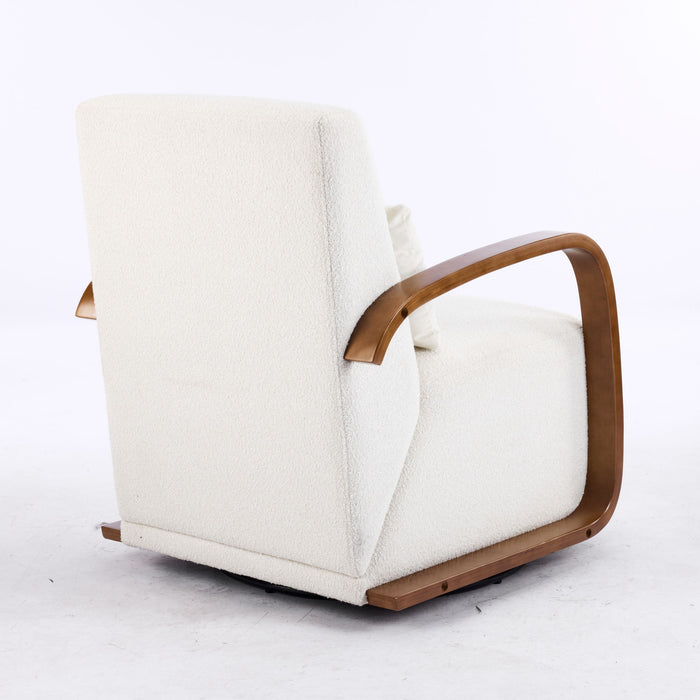 360° Swivel Accent Chair - Beige