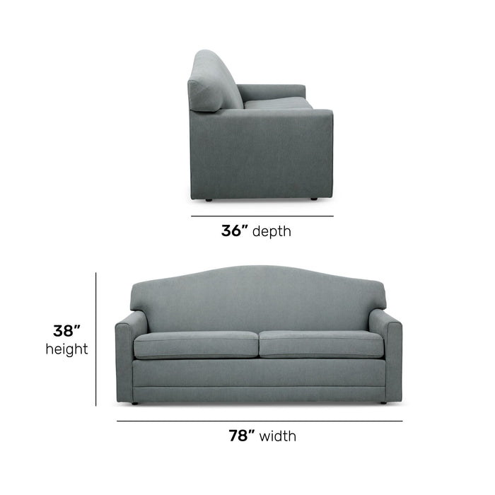 Aggie - Fabric Two-Cushion Sofa