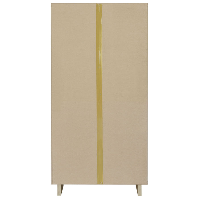 Geilys - 8 Shelf Bookcase With Arch Details - White