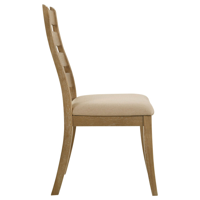 Sammy - Dining Side Chair (Set of 2) - Brown / Beige