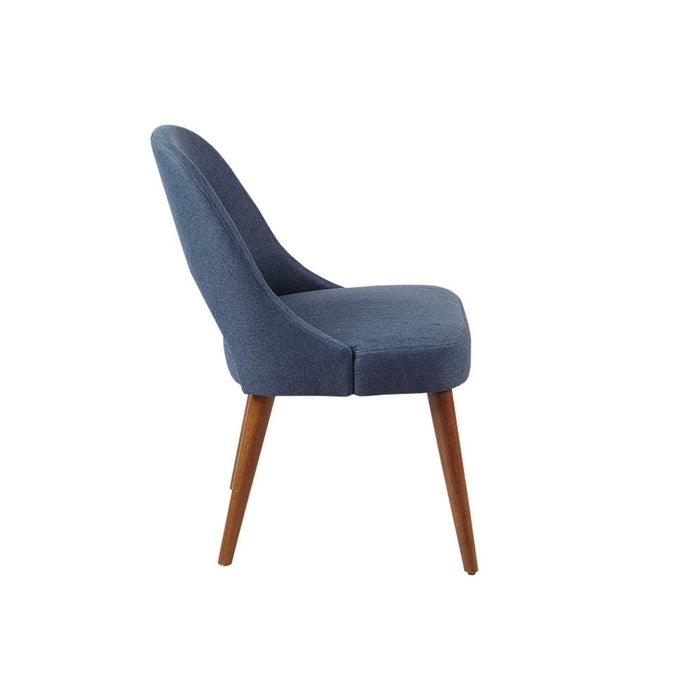 Dining Side Chair Upholstered Textured (Set of 2) - Navy