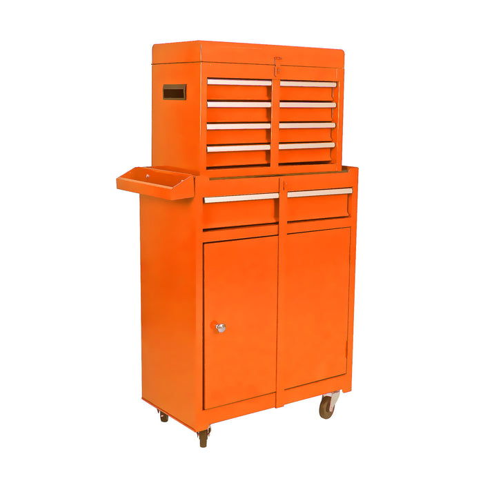 High Capacity Rolling Tool Chest With Wheels And Drawers, Storage Cabinet