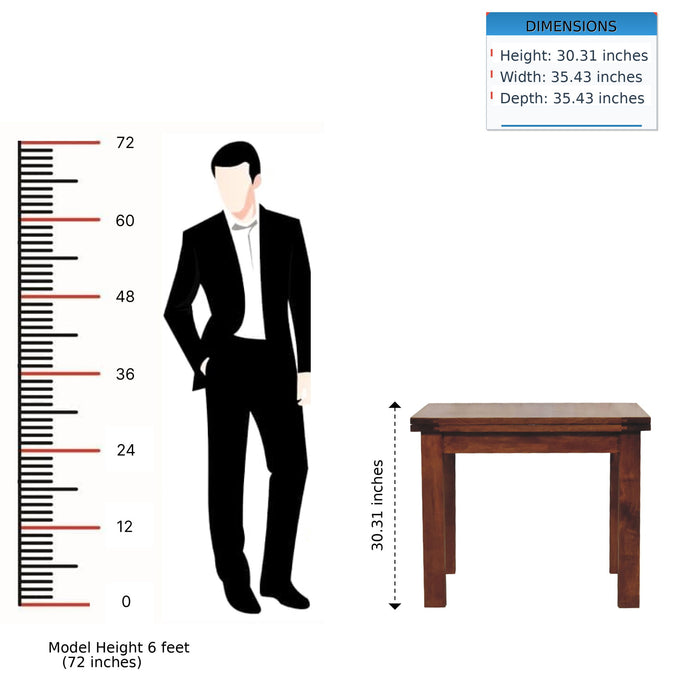 Butterfly Dining Table - Chestnut