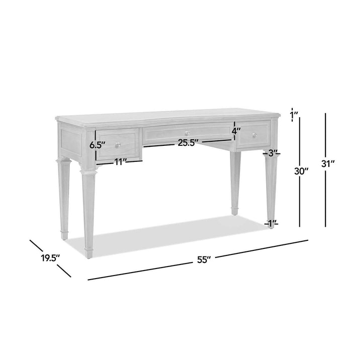 Dauphin - 3 Drawer Executive Desk