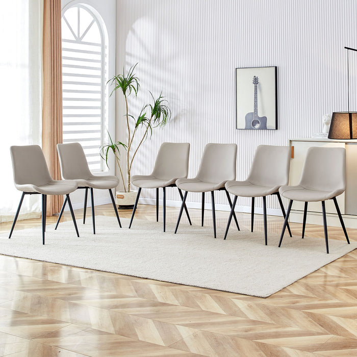 Modern Medieval Style Restaurant Cushioned Chairs With Suede Backrests