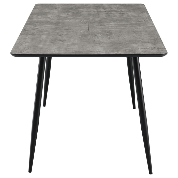 Grant - Extension Dining Table With Butterfly Leaf - Gray