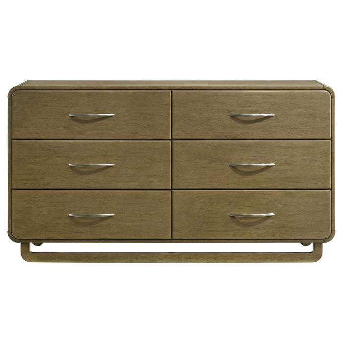 Tully - 6 Drawer Dresser - Nutmeg Brown