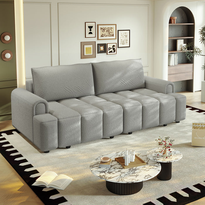 4 Seater Modern Couch With Seats Storage