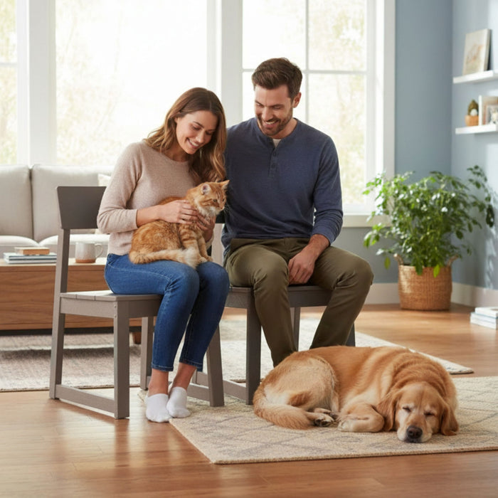 All Weather Patio Dining Chairs (Set of 2)