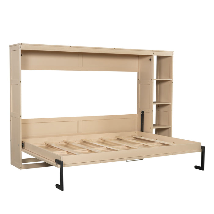 Murphy Bed With Bookshelf And Storage