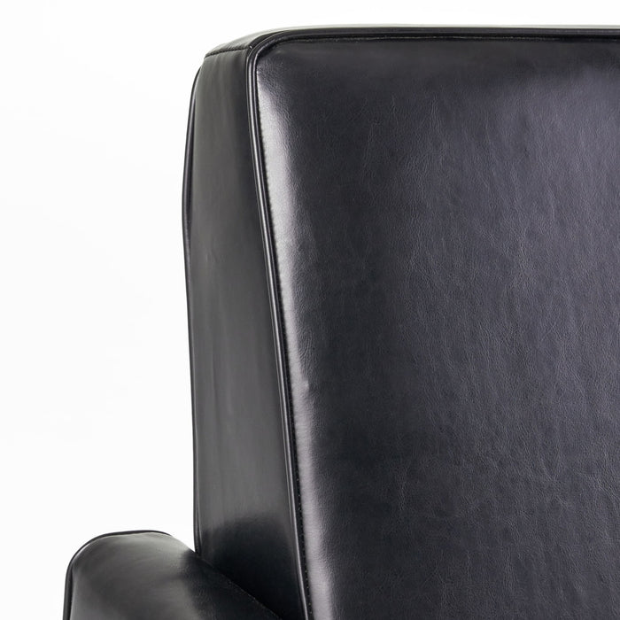 Upholstered Push Back Recliner Chair For Living Room