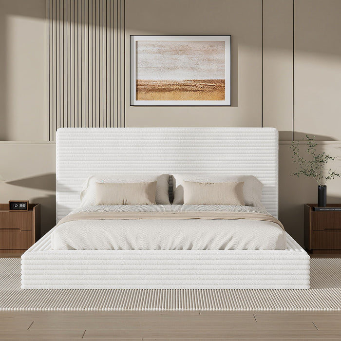 Airframe - Upholstered Bed Frame, Cloud Soft Headboard
