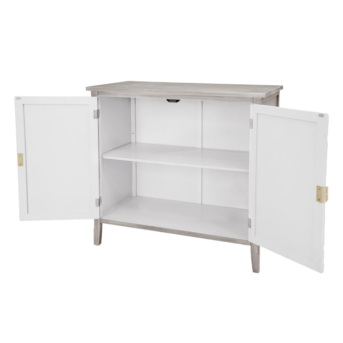 2 Door Cabinet, Suitable For Bedroom - Light Gray