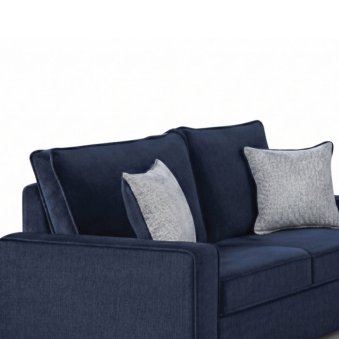 Rita - Loveseat, LED Base Lighting, Cushions And 2 Accent Pillows