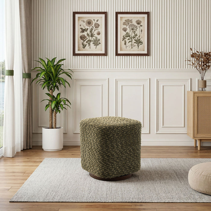Upholstered 360° Swivel Vanity Stool