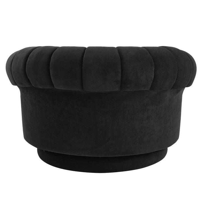 Round Swivel Accent Chair With Rotation