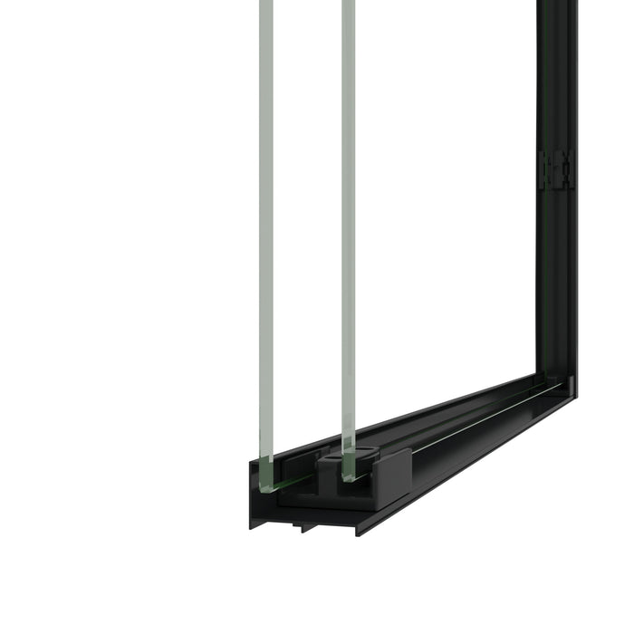 Double Sliding Shower Door With Explosion Proof Film