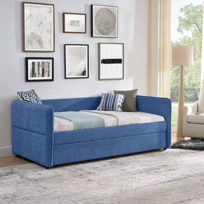 Upholstered Daybed With Pop Up Trundle