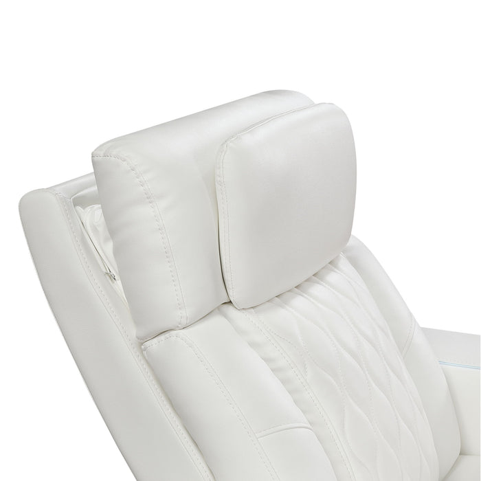 Electra - Power Reclining Set With Power Headrests, Massage And LED Lighting