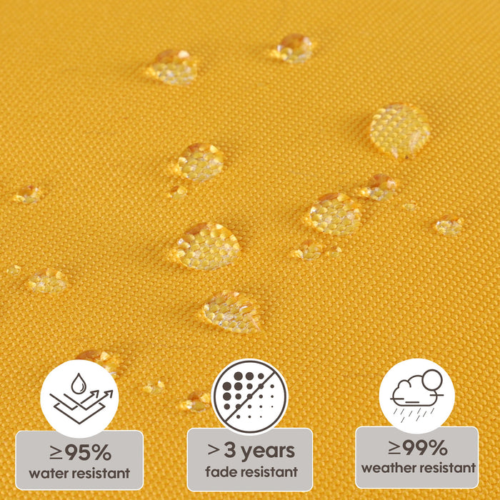 2 Piece High Back Patio Chair Cushion Set