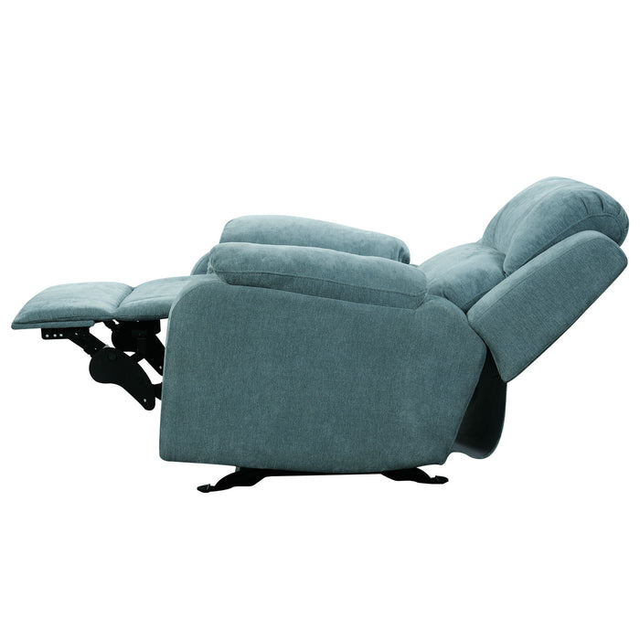 Upholstered Manual Recliner Chair With 3 Adjustable Backrest Positions