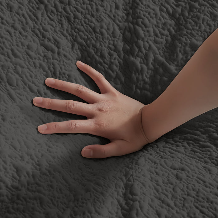 Cloud Sectional Couch, Convertible With Ottoman, 3 Seater Modular Design